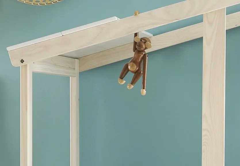 Detská posteľ Cortino 90x200 cm, domeček se stříškou