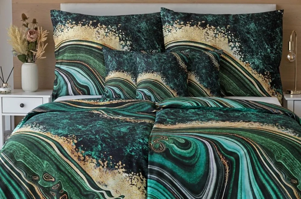Saténové Posteľné obliečky Metheora 200x200/2x70x90 cm