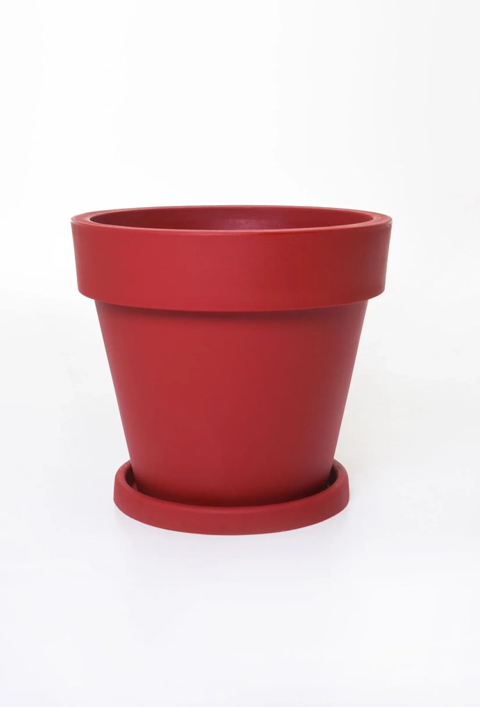 Miska pod kvetináč PLATO, plast, Ø 66 cm, červená Rozmer: 30x4 cm