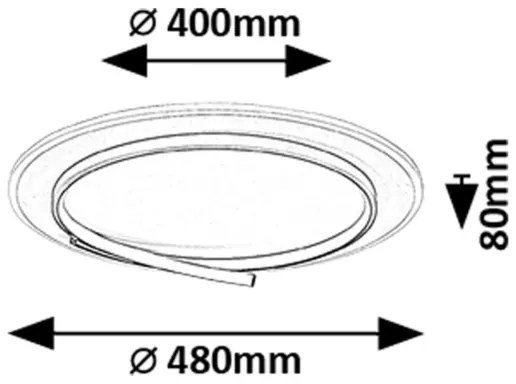 Rabalux 71366 - LED stropné svietidlo NILOO LED/40W/230V 4000K