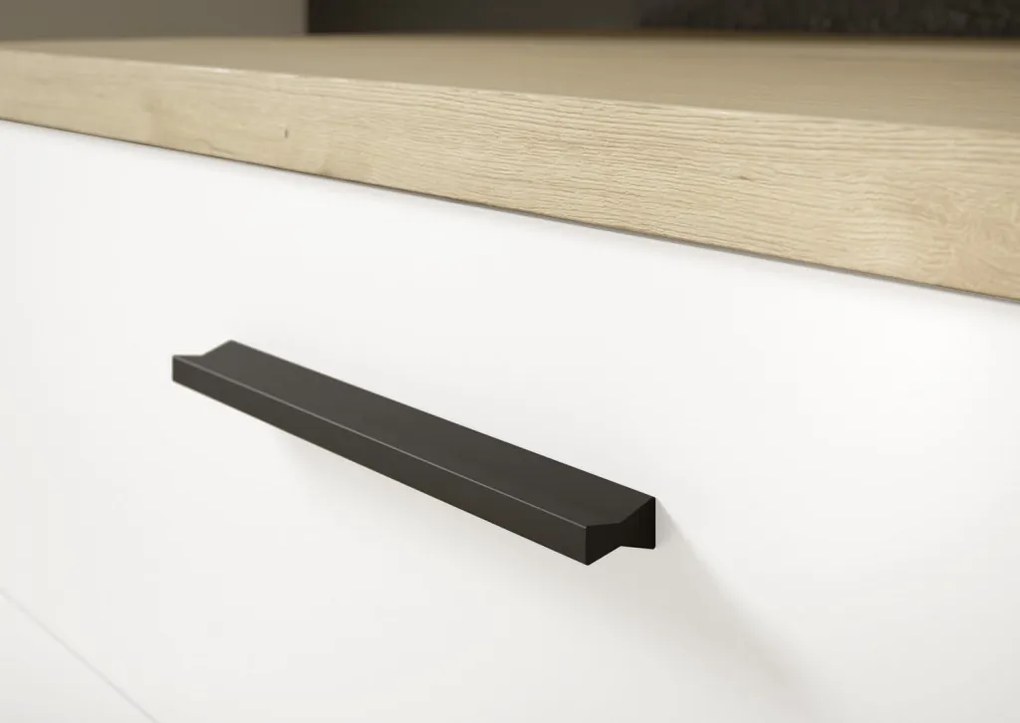 Predsieňová stena Malaga, dub evoke/biela