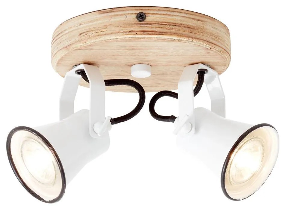 Brilliant - Bodové svietidlo SEED 2xGU10/5W/230V biela/béžová