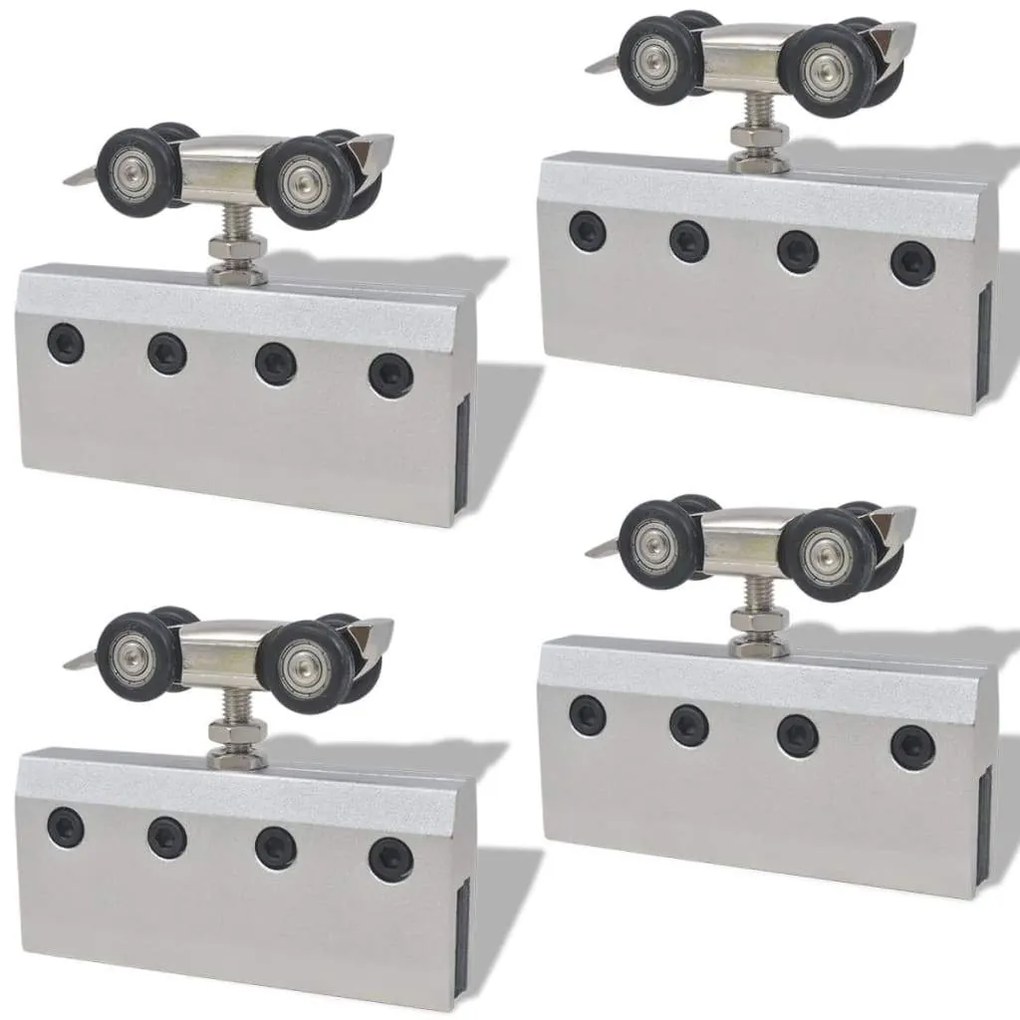 Dvojkrídlové sklenené posuvné dvere