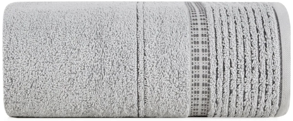 BAVLNENÝ UTERÁK TAYLOR 50X90 CM STRIEBORNÁ