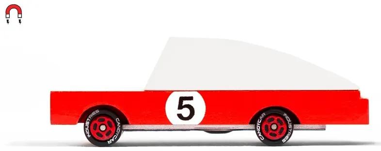 Candylab Toys drevené autíčko Candycar Red Racer 5