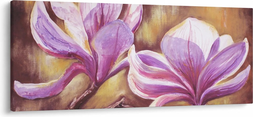 Obraz - Kvety magnólie (120x50 cm)