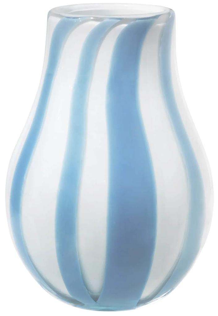 Broste Sklenená váza Ada Air Blue