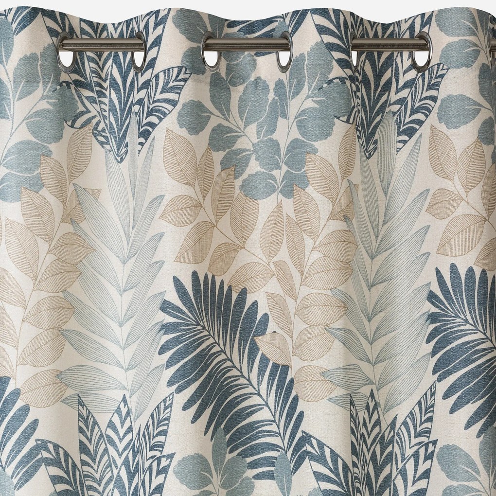 ZÁVES NA KRÚŽKOCH LENNY 140X250 CM VZOROVANÁ