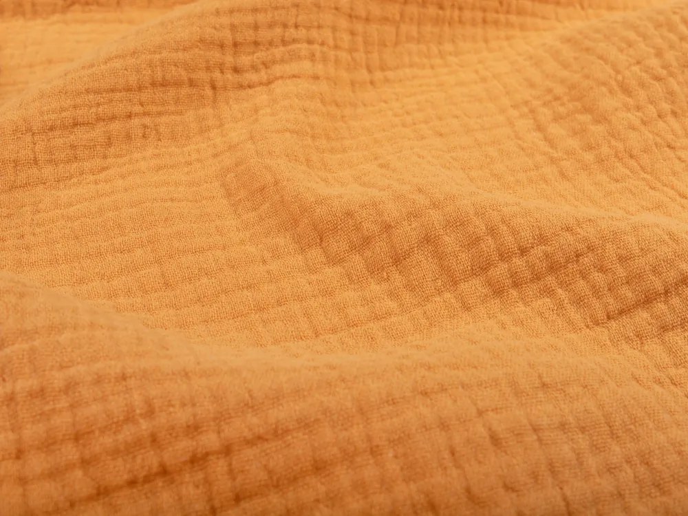 Biante Mušelínová plienka/dečka Nature MSN-001 Horčicovo oranžová 100x100 cm
