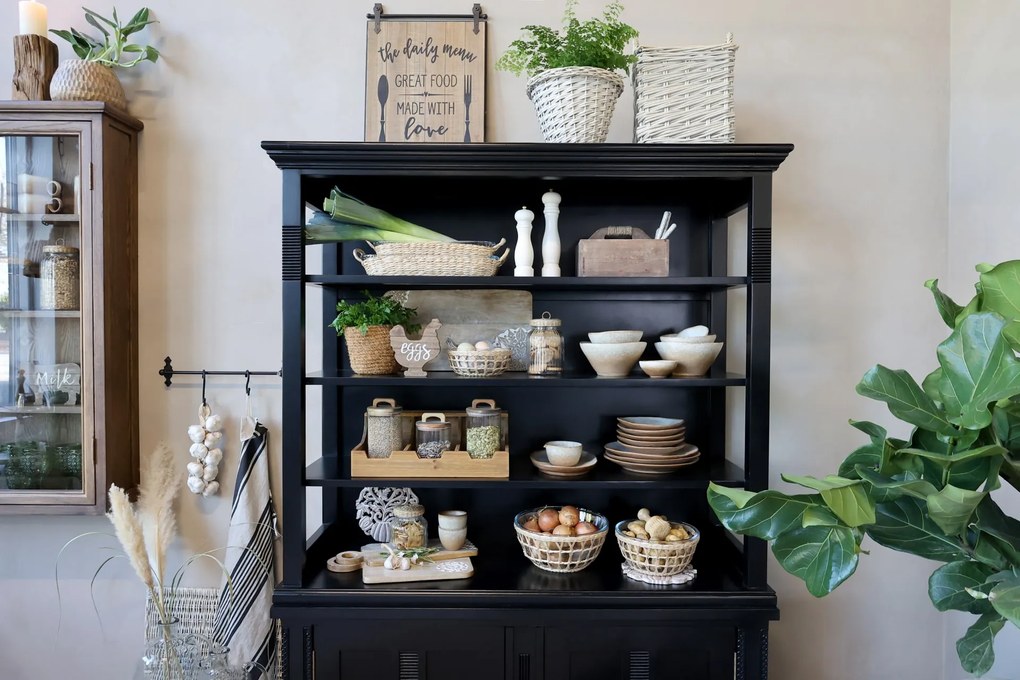 Chic Antique Úložný drevený box s priehradkami