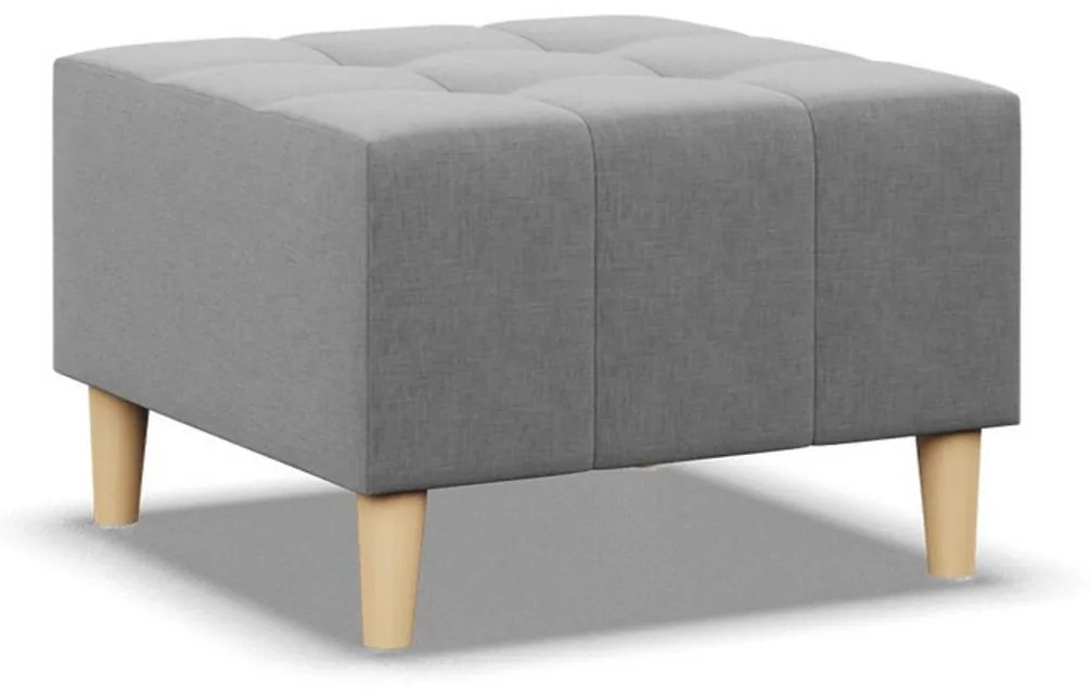 Veľká taburetka OSLO Sivá I