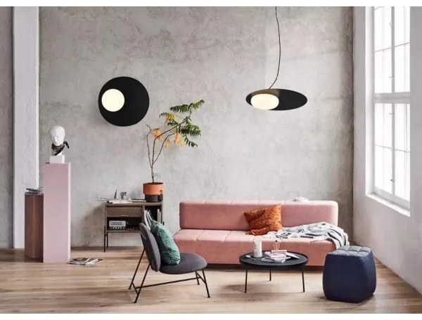 Klausen 111100 - LED Luster na lanku PETIT LED/12W/230V čierna