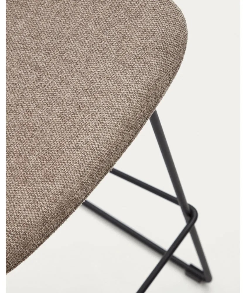 Svetlohnedá barová stolička (výška sedadla 76 cm) Zahara – Kave Home