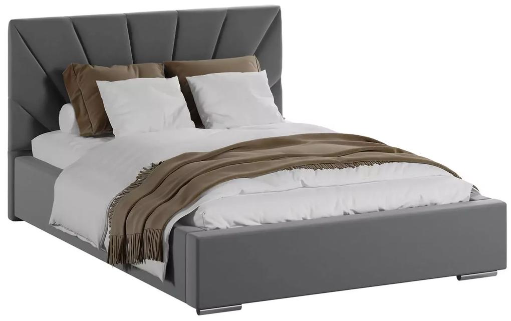 Čalúnená posteľ s úložným priestorom 140x200 cm PRO line 9