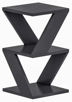 Odkladací stolík ALBENI 50x30 cm antracit