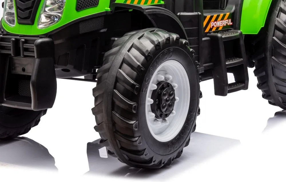 LEAN CARS Elektrický traktor A011 24V, zelený