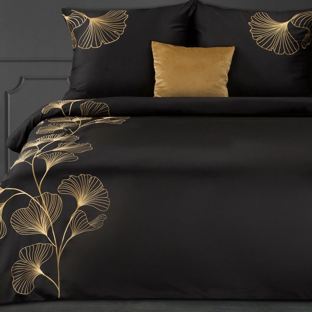 SATÉNOVÉ OBLIEČKY HAFT2 160X200 CM, 2KS 70X80 CM VZOROVANÉ