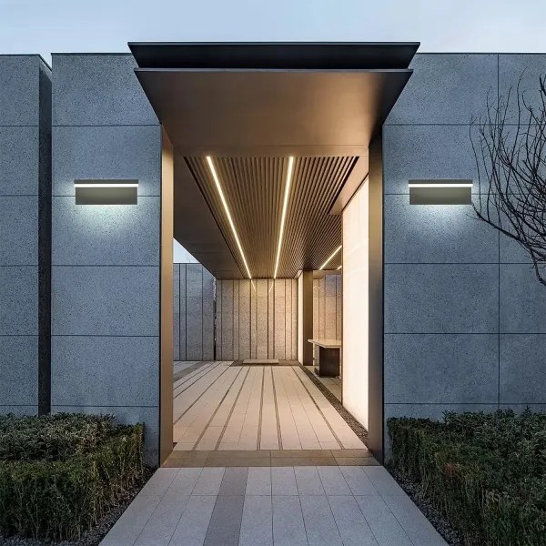 Brilagi - LED vonkajšie nástenné svietidlo TESSI LED/10W/230V čierne IP54