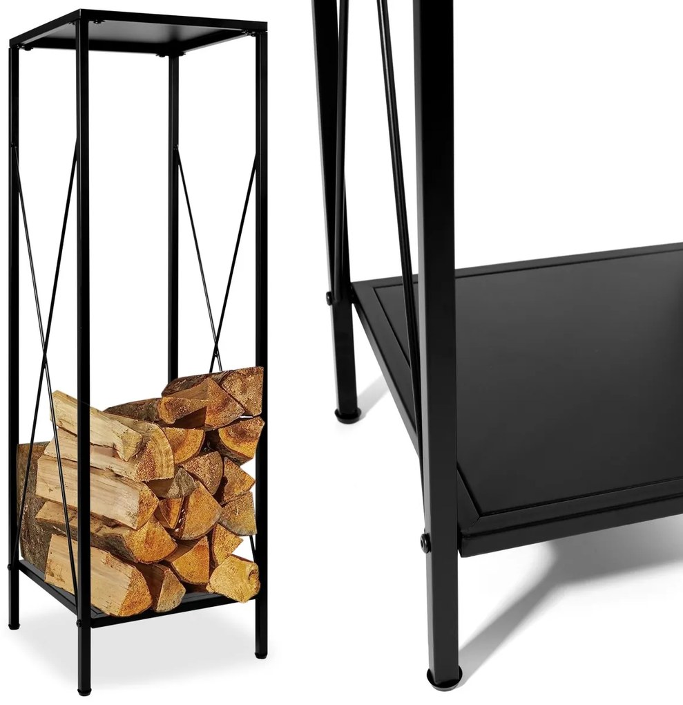 Stojan na drevo Perun čierny