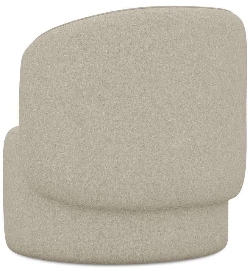 Béžové kreslo Ipo – Makamii