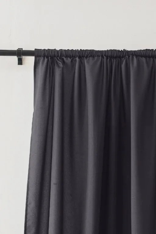 Záves OXFORD LIGHT 140x250 cm, tmavosivý Zavesenie: Riasiaca páska
