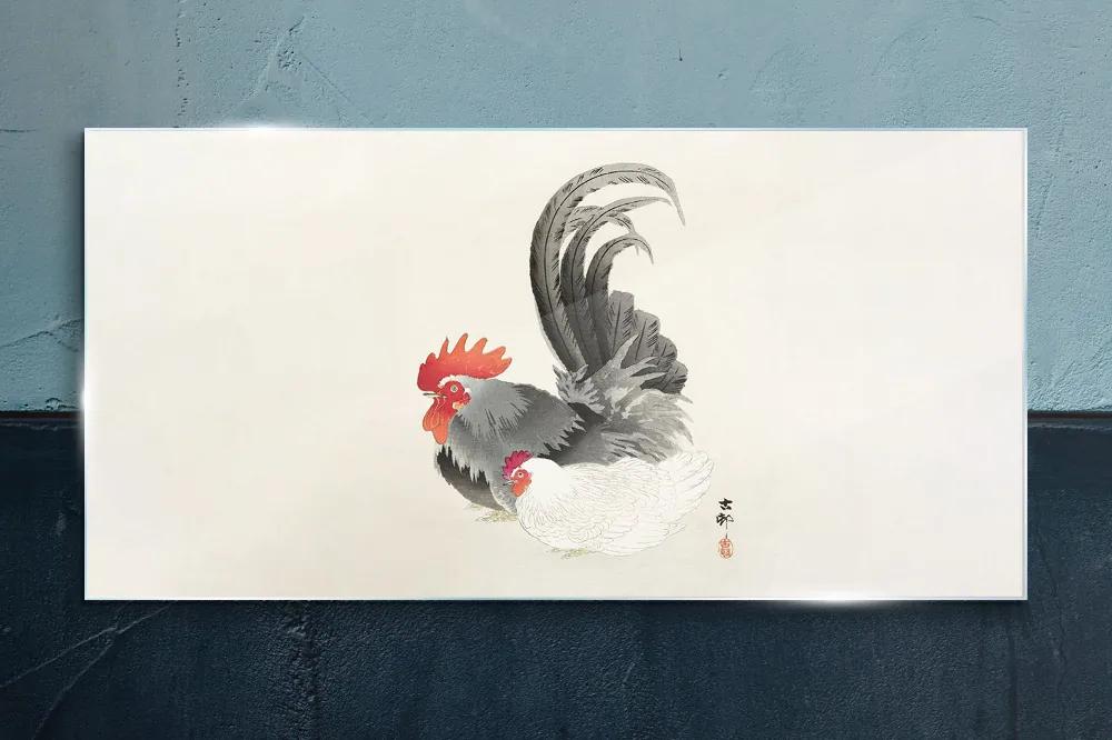 Sklenený obraz Zvieracie vták kurča