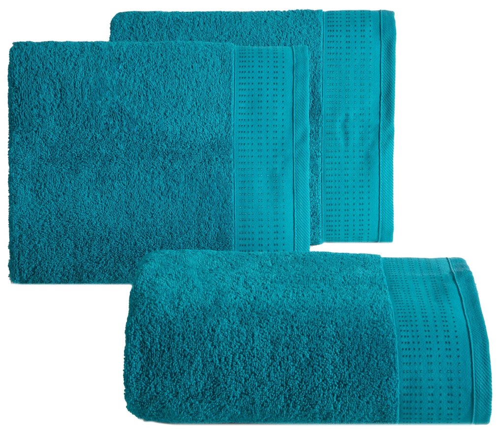 BAVLNENÝ UTERÁK STELLA 50X90 CM TYRKYSOVÁ