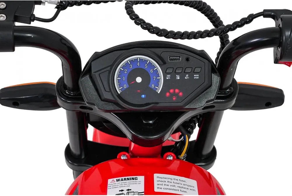 Ramiz Vozidlo Motor SUPERMOTO Červená