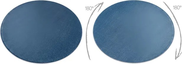 Koberec SEDUCTION 71 kruh svetlomodrý