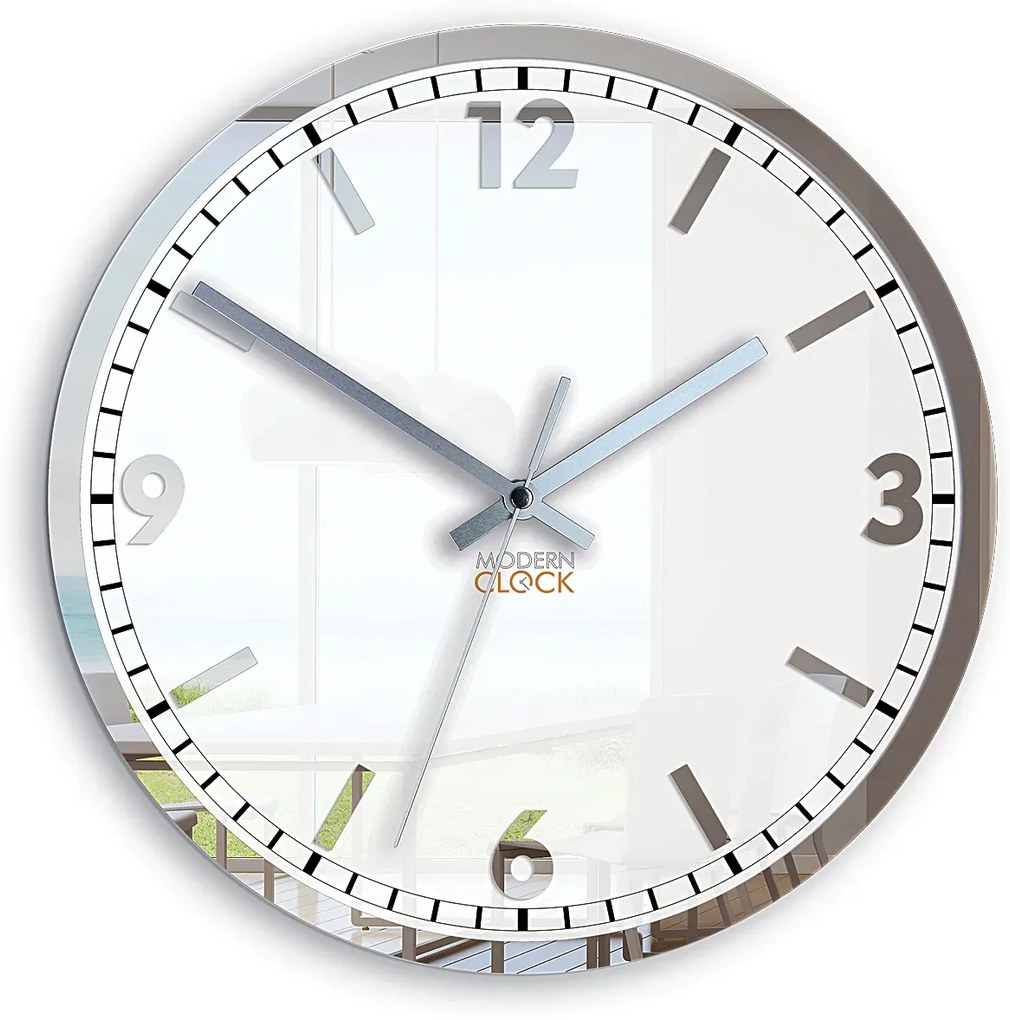 Nástěnné hodiny Solar 30 cm zrcadlové