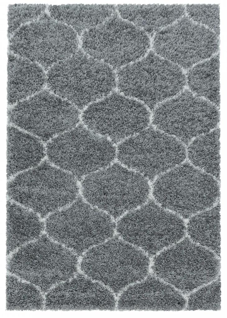 Ayyildiz koberce Kusový koberec Salsa Shaggy 3201 grey - 140x200 cm