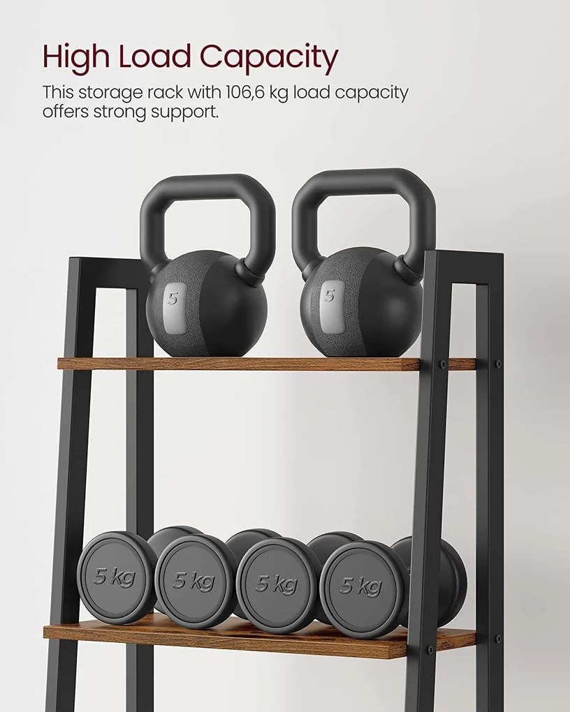 Rebríkový regál VASAGLE LLS45X