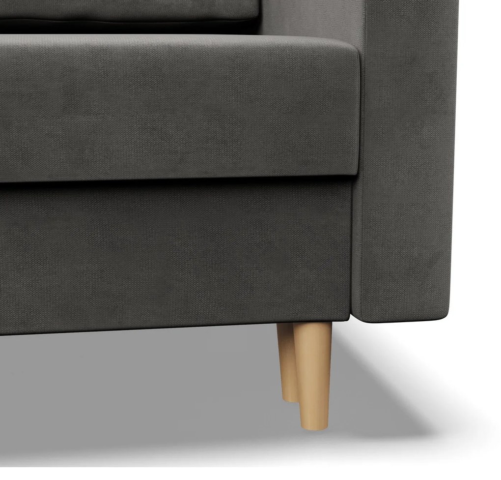 Veľká rozkladacia pohovka ETNA Sivá I