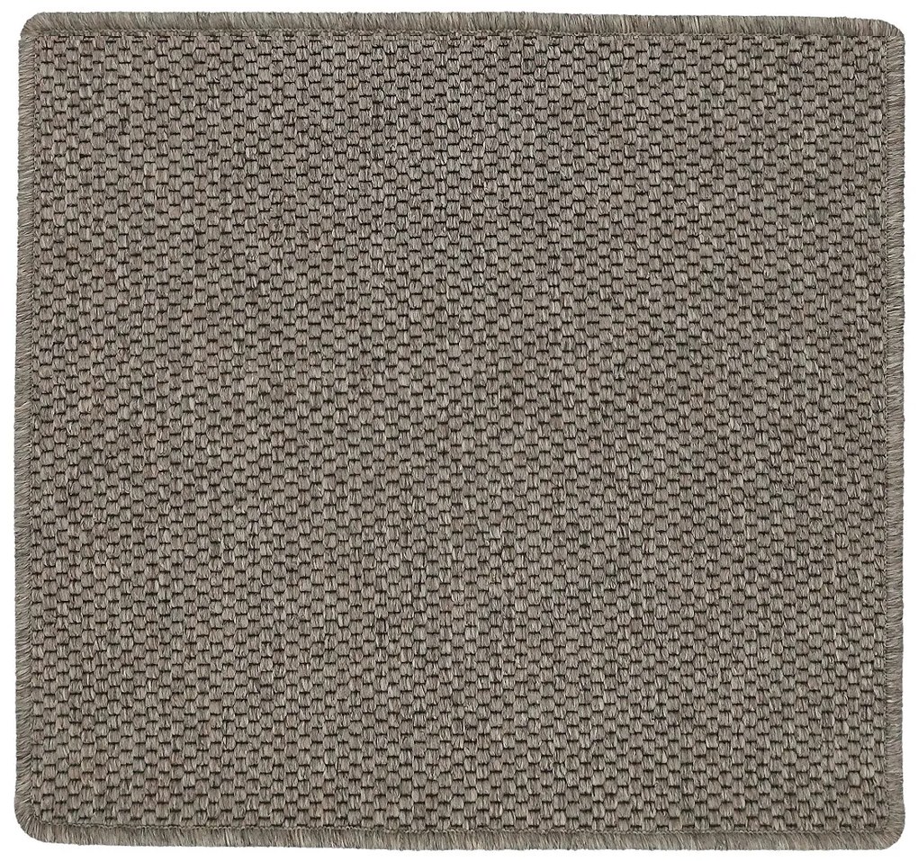 Vopi koberce Kusový koberec Nature tmavo béžový štvorec - 100x100 cm