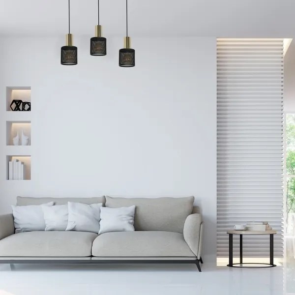 Luster na lanku ARES 3xE27/60W/230V