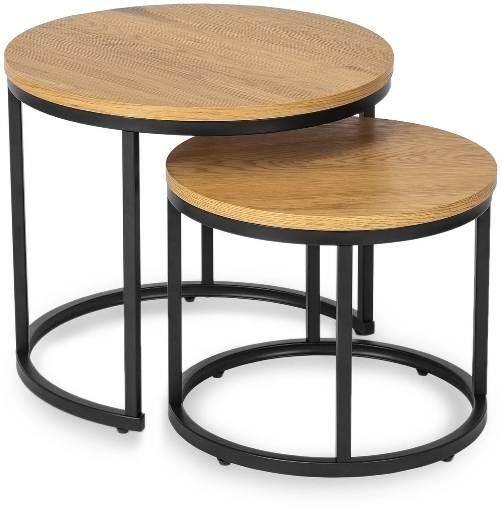 PROXIMA.store - Set konferenčných stolíkov DELIA VEĽKOSŤ: MAXI