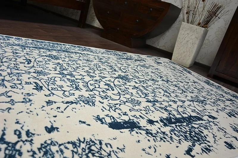 Kusový koberec MANYAS Vadia krémovo-modrý