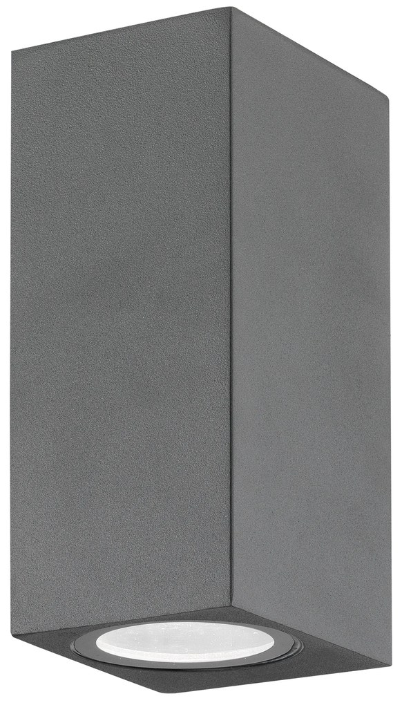 Nova Luce Svietidlo NERO S WALL GREY 2 nástenné, IP 54, GU10 710042