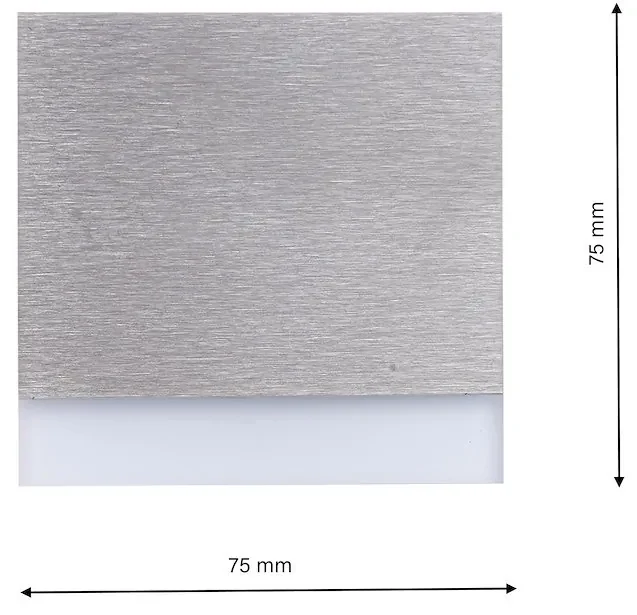 Schodiskové LED svietidlo Berg, 1x LED 0,6w, 4000k, s