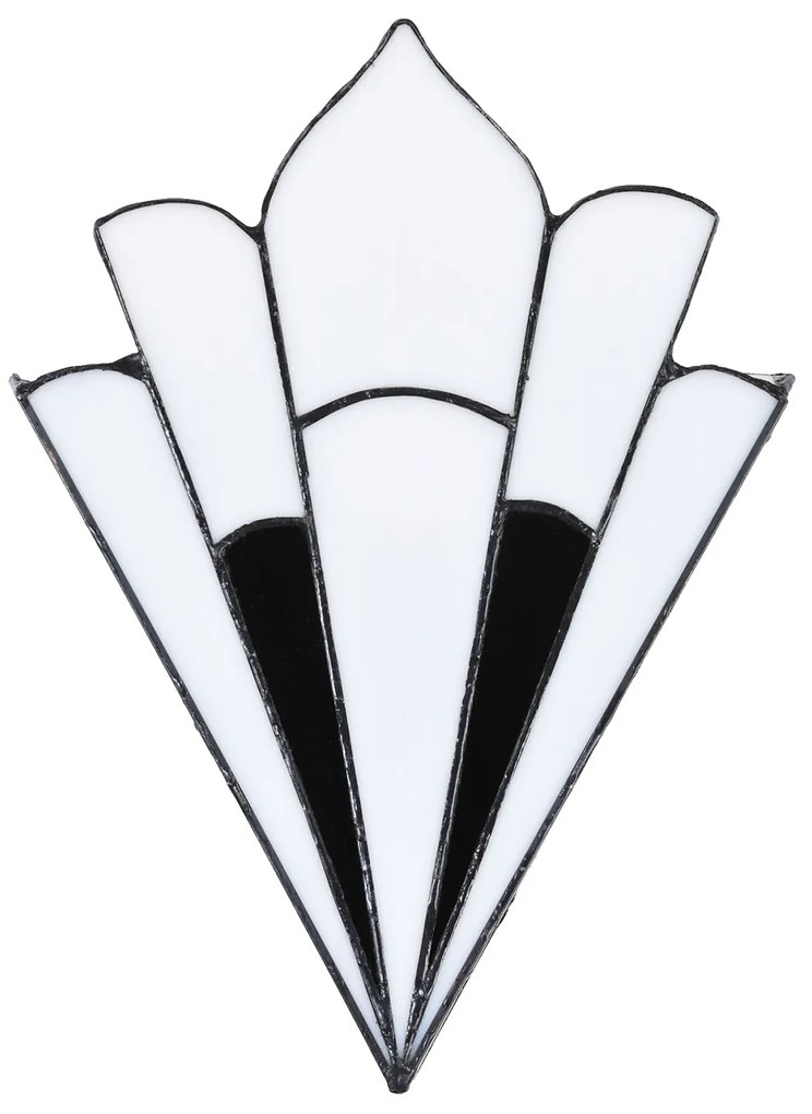 Tiffany lampa nástenná vitrážová 25*20