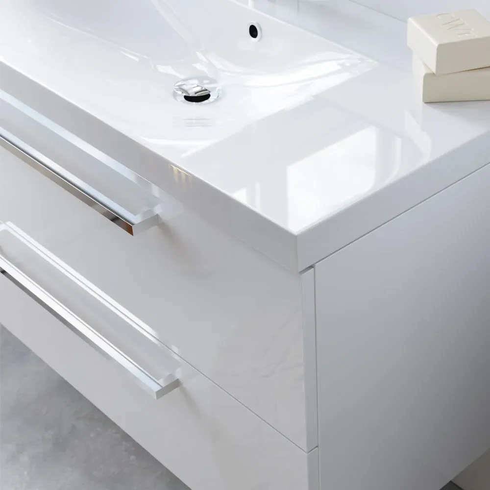 Mereo, Mereo Bino, kúpeľňová skrinka vysoká 163 cm, pravá, Multidecor, Šedá diamant, MER-CN698SEDD
