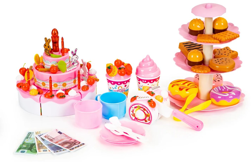 MULTISTORE Súprava na krájanie torty, narodeninová oslava - 125 ks