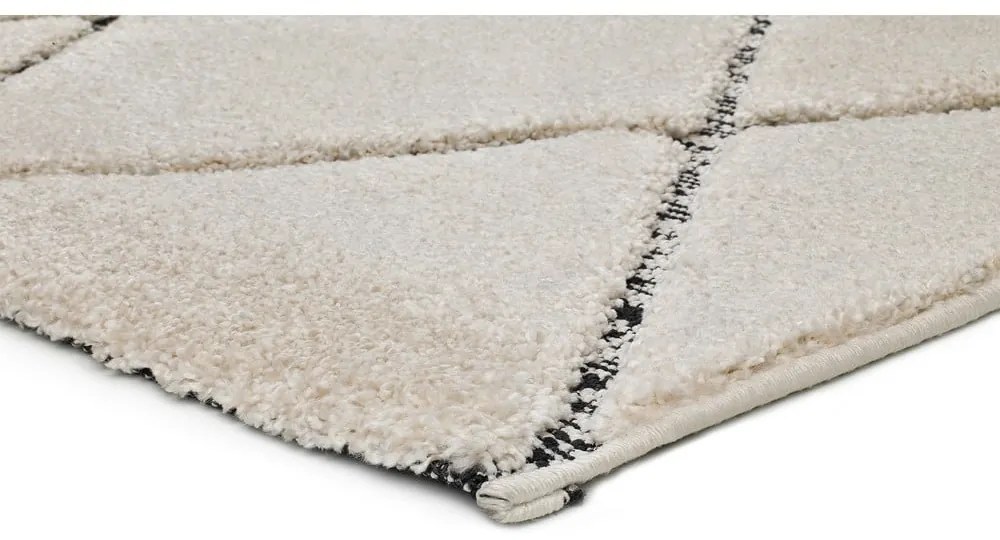 Béžový koberec Universal Swansea Line, 80 x 150 cm