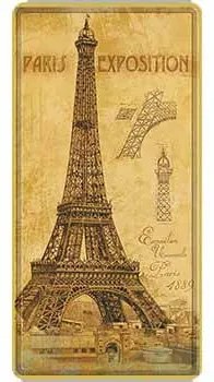 Ceduľa značka  Paris Exposition - Pariž
