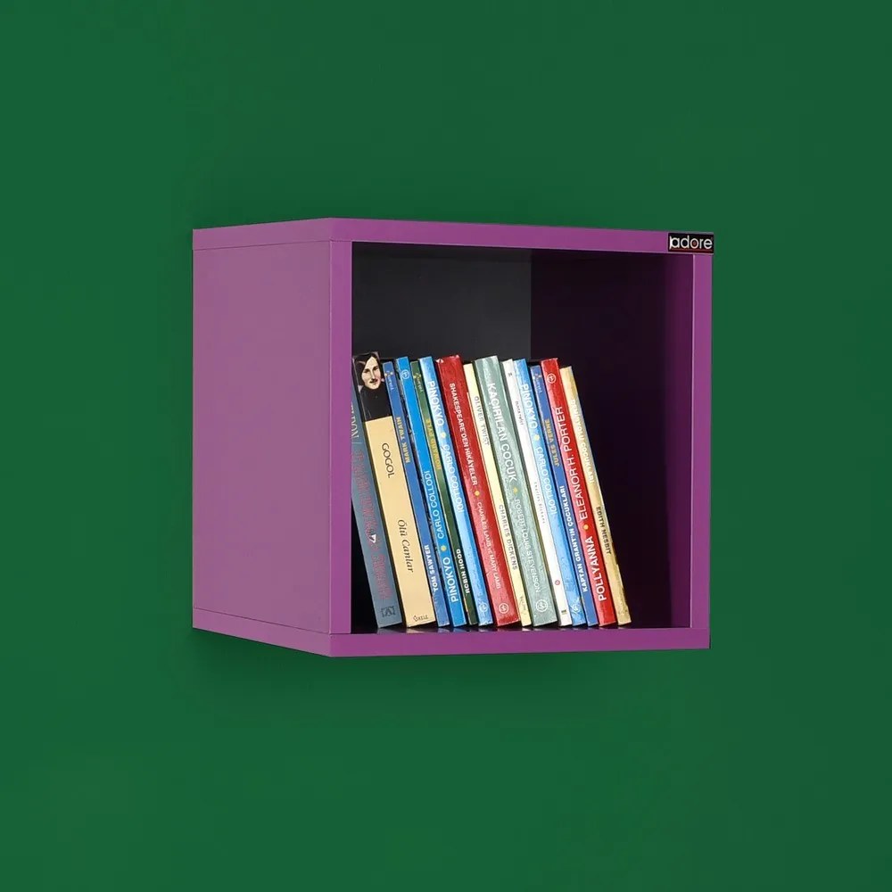 Nástenná polička RAF 33x33 cm fialová