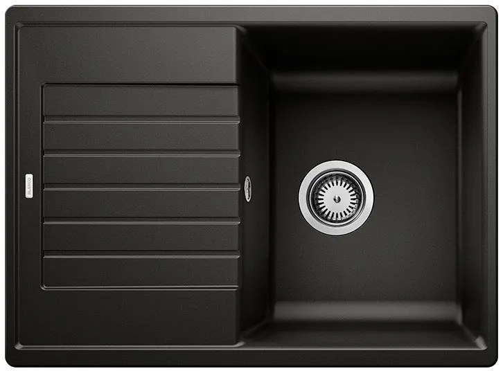 Blanco Zia 45 S Compact, silgranitový drez 680x500x190 mm, 1-komorový, čierna, BLA-526009