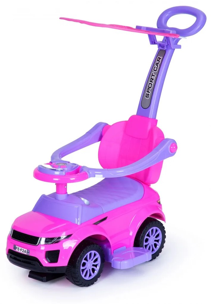 Jazdítko auto 3v1 Super Car ružové