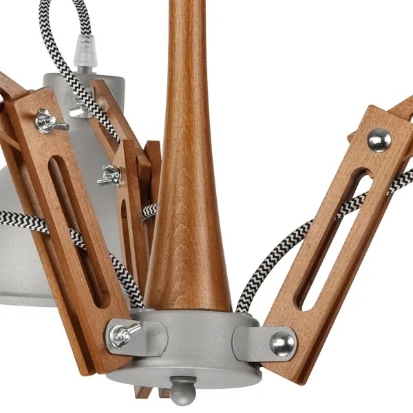 Prisadený luster MARCELLO 3xE27/60W/230V