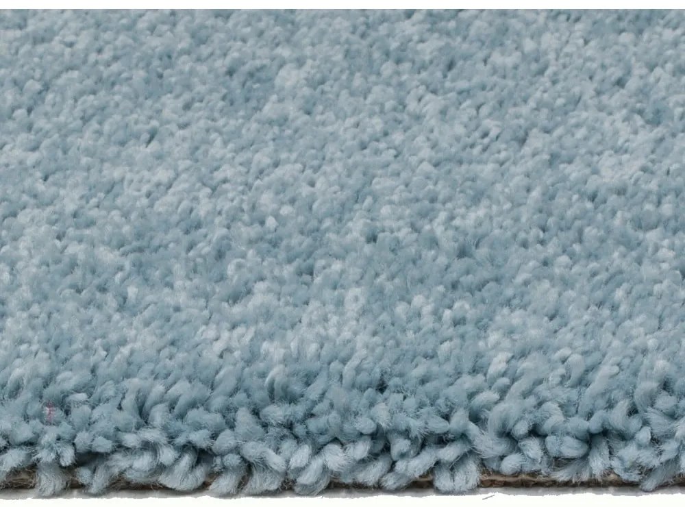 Svetlomodrý koberec Universal Aqua Liso, ø 80 cm