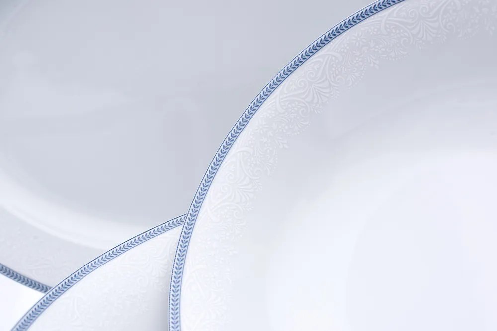 Jídelní souprava, karlovarský porcelán, Thun, Opal, krajka, 25 dílná